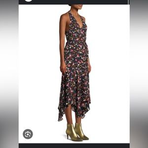 NWT A.L.C. Roslyn Silk Wrap Dress 6